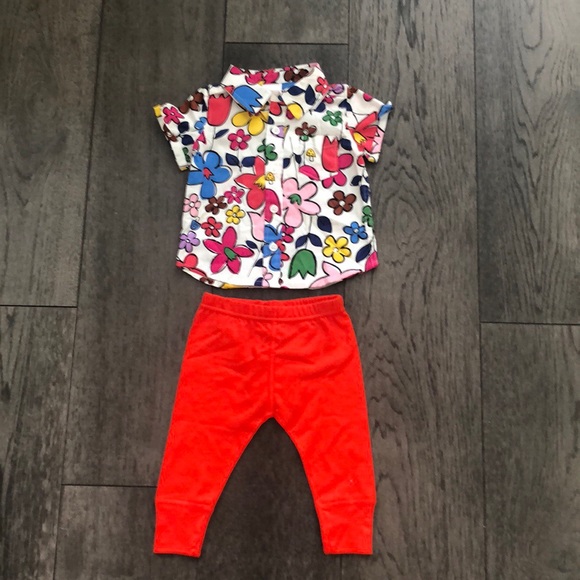 Hanna Andersson Other - Hanna Andersson infant’s shirt/leggings set